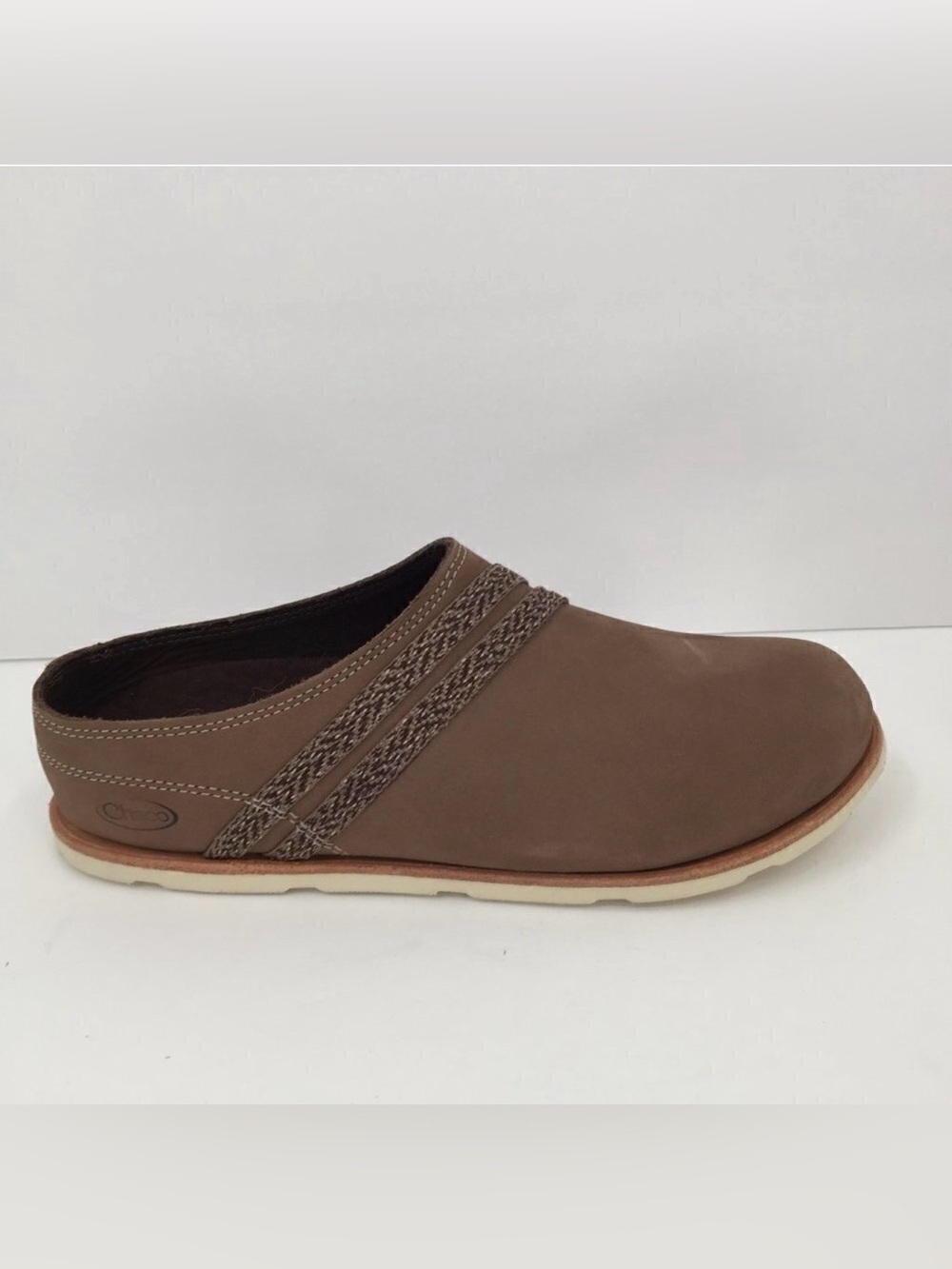 Chaco Caribou clog mule slide brown shoe comfort suede leather women new 6.5